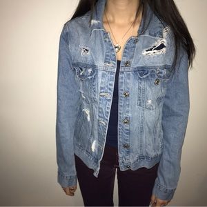 Distressed Jean Jacket